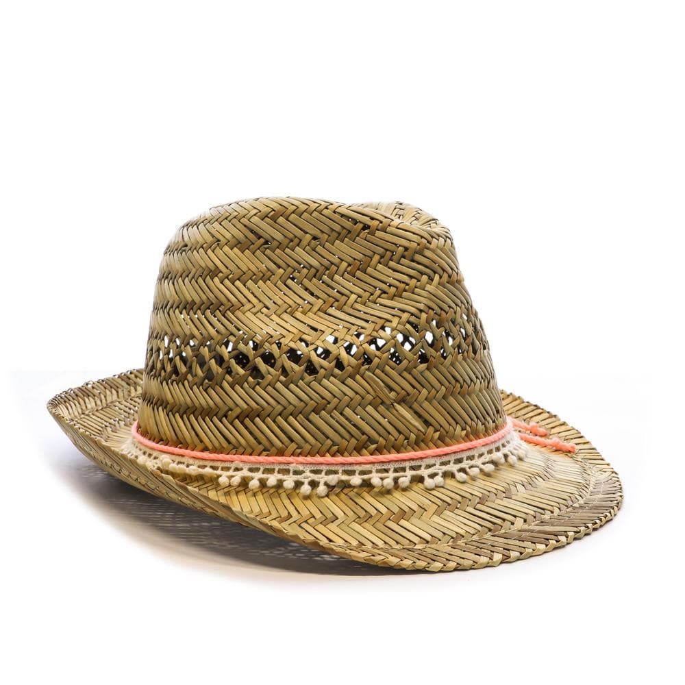 Chapeaux Paille Via Lorenzo Trilby Naturel 2