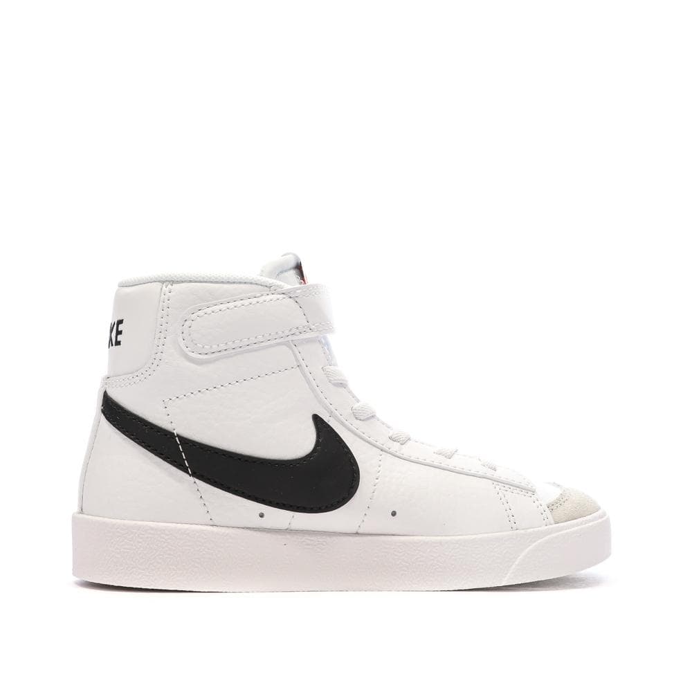 Baskets Blanches/Noires/Gris Garçon Nike Blazer Mid '77 2