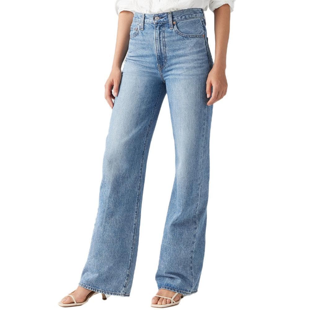 Jean Bleu Clair Femme Levi's Ribcage Wide Leg A60810 1