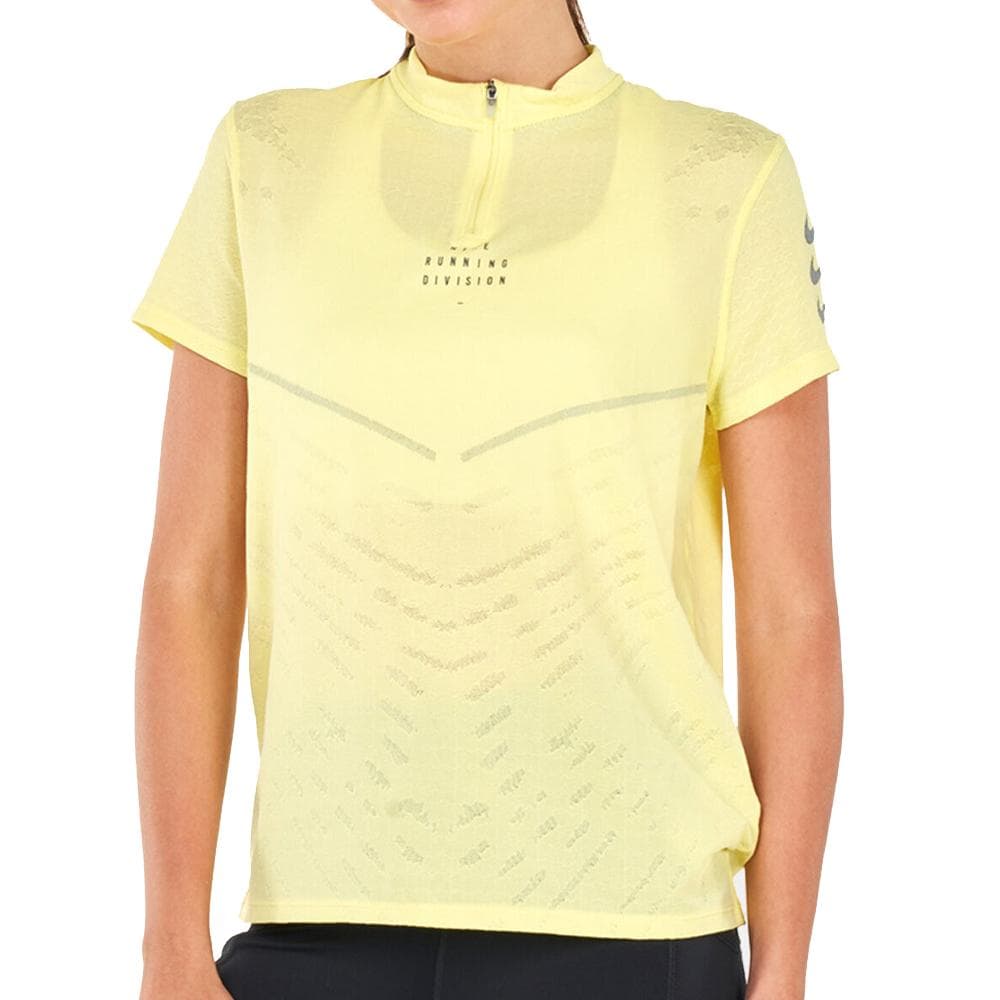 T-shirt Jaune Femme Nike Dfadv 1