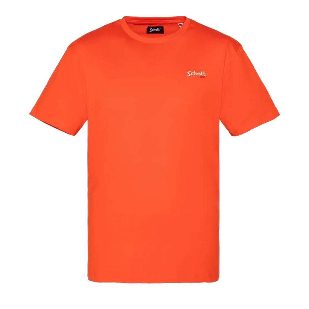 T-Shirt Orange Garçon Schott RODE 1