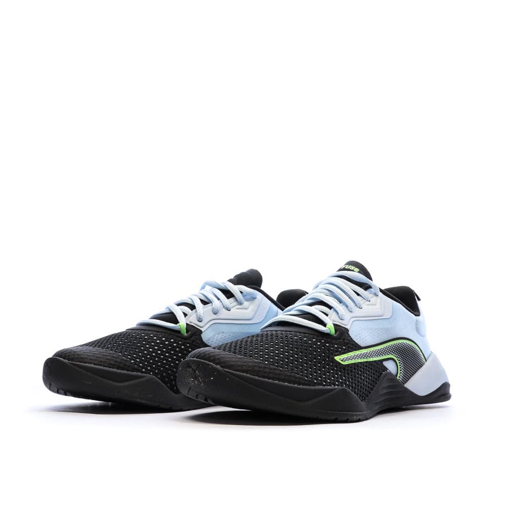 Baskets Noir/Bleu Garçon Puma Fuse 6