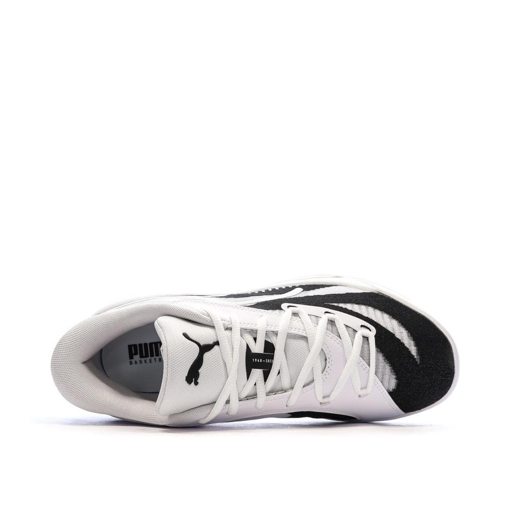 Chaussures de Basketball Blanche/Noir Homme Puma All-pro Nitro 4