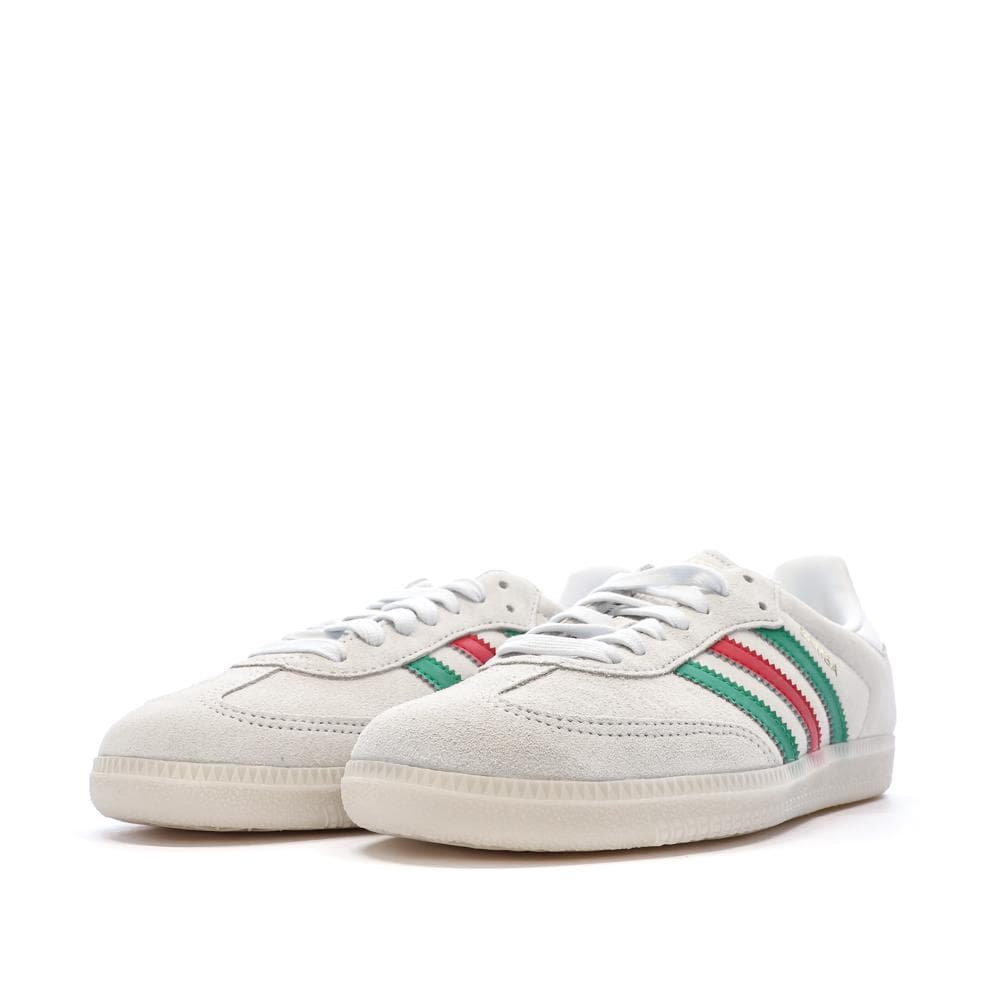 Baskets Grises/Vertes/Rouges Homme Adidas Samba 6