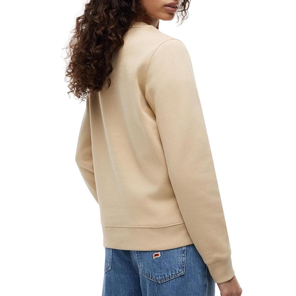 Sweat Beige Femme Tommy Hilfiger Flag Crew1 2