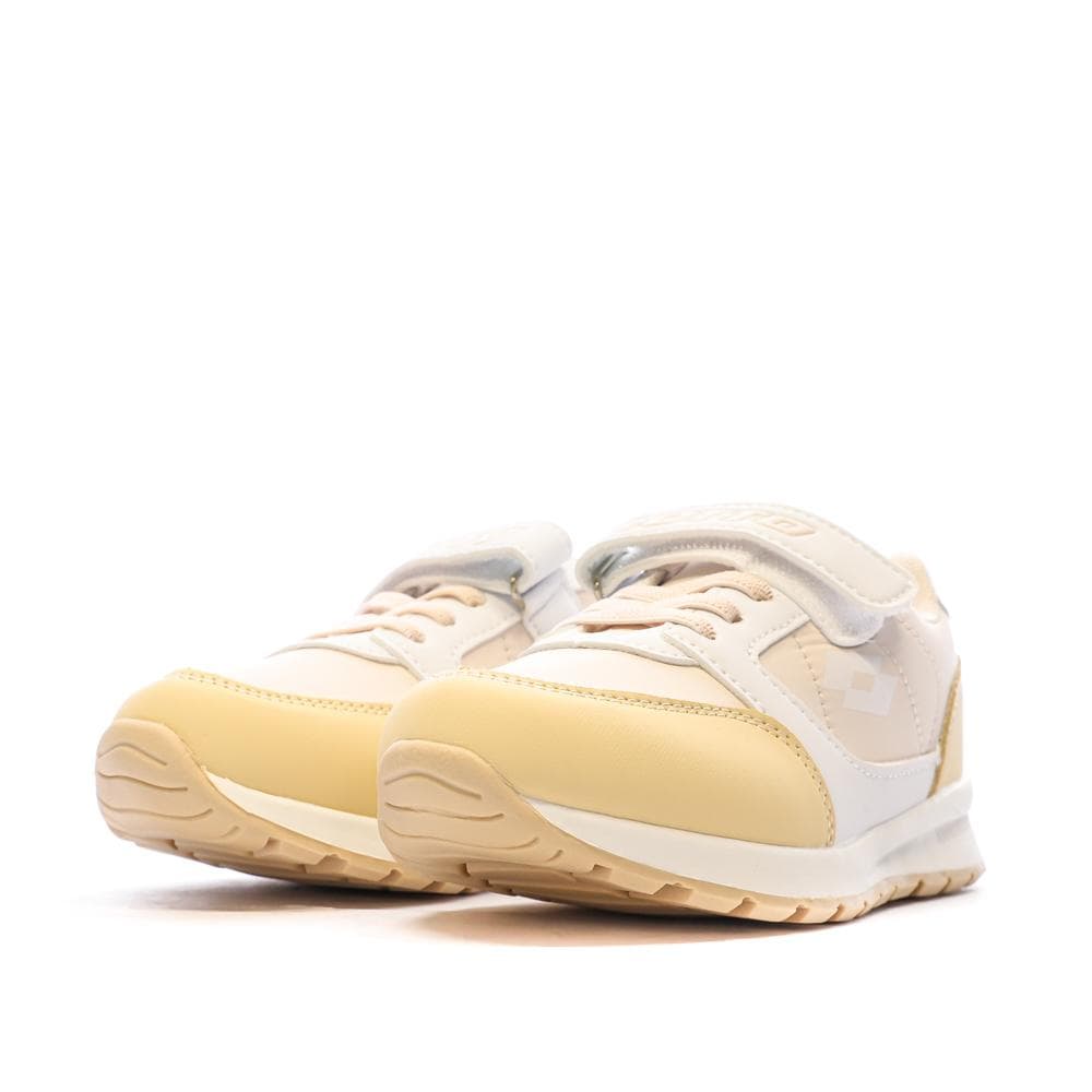 Baskets Beige/Jaune Fille Lotto Verone 6