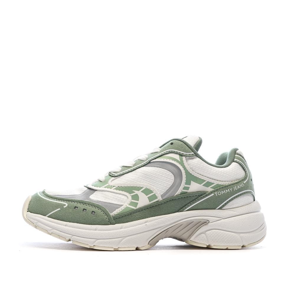 Baskets Blanc/Vert Femme Tommy Hilfiger Archive 25 1