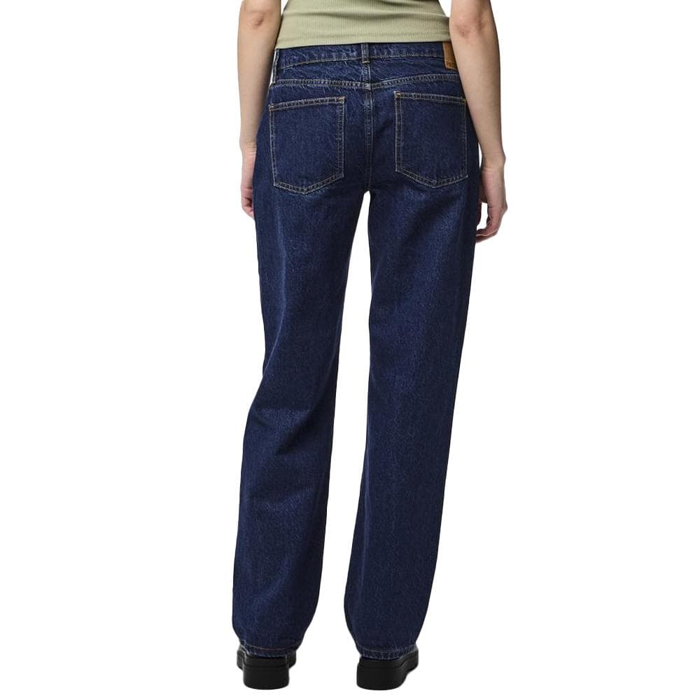 Jean Large Bleu Brut Femme PIECES Waist 2