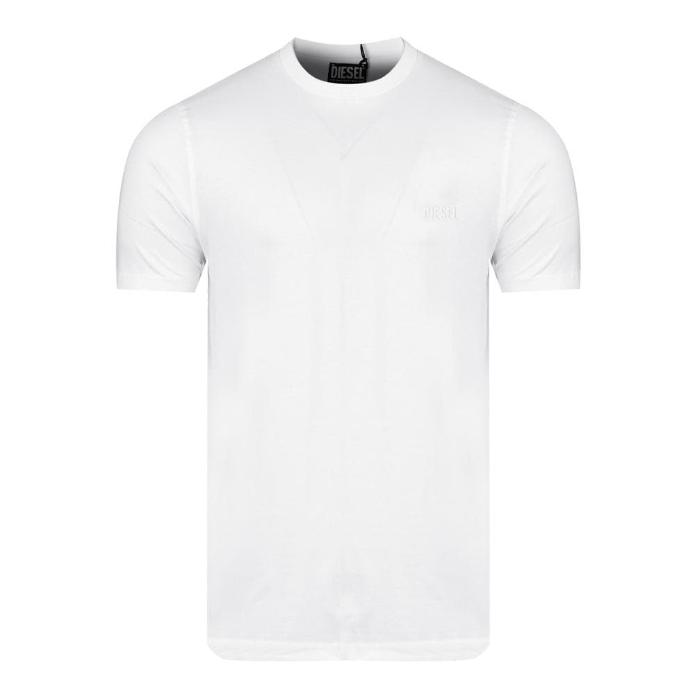 T-shirt Blanc Homme Diesel Just A18997 1