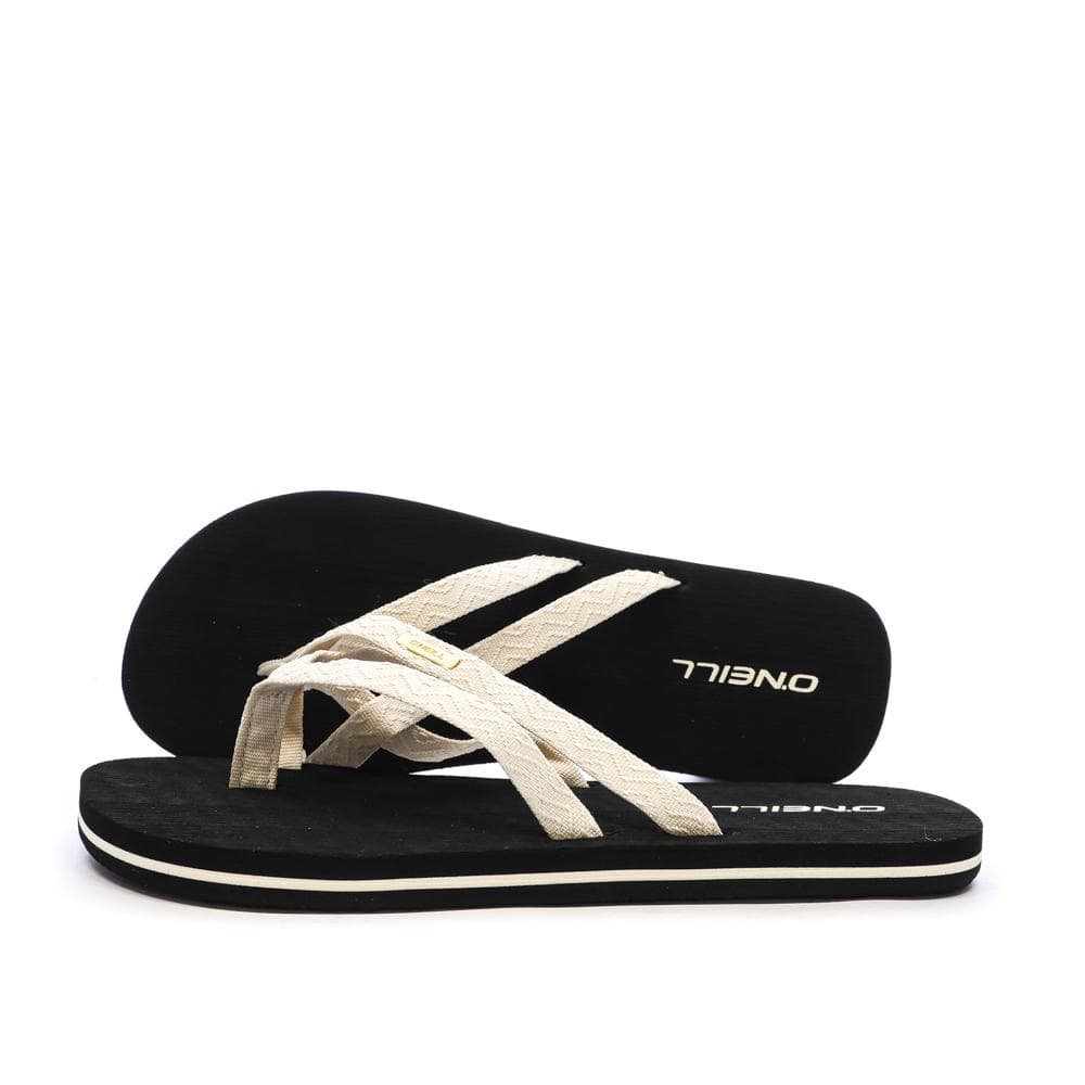 Tongs Noires/Beige O'Neill Femme Ditsy Strap 1