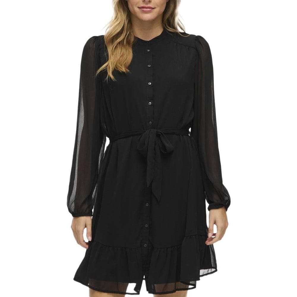 Robe Noire Femme Vila Falia 1