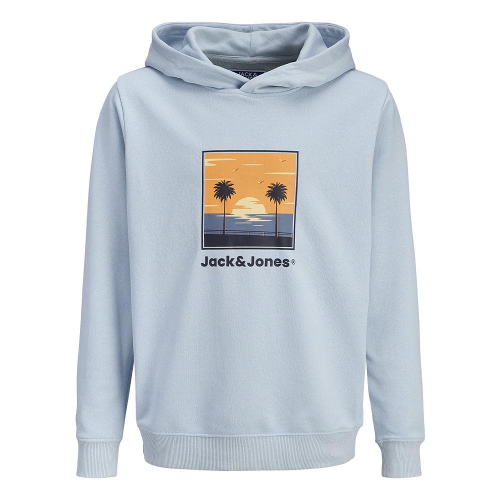 Sweat Bleu Clair Garçon Jack and Jones Hood 1