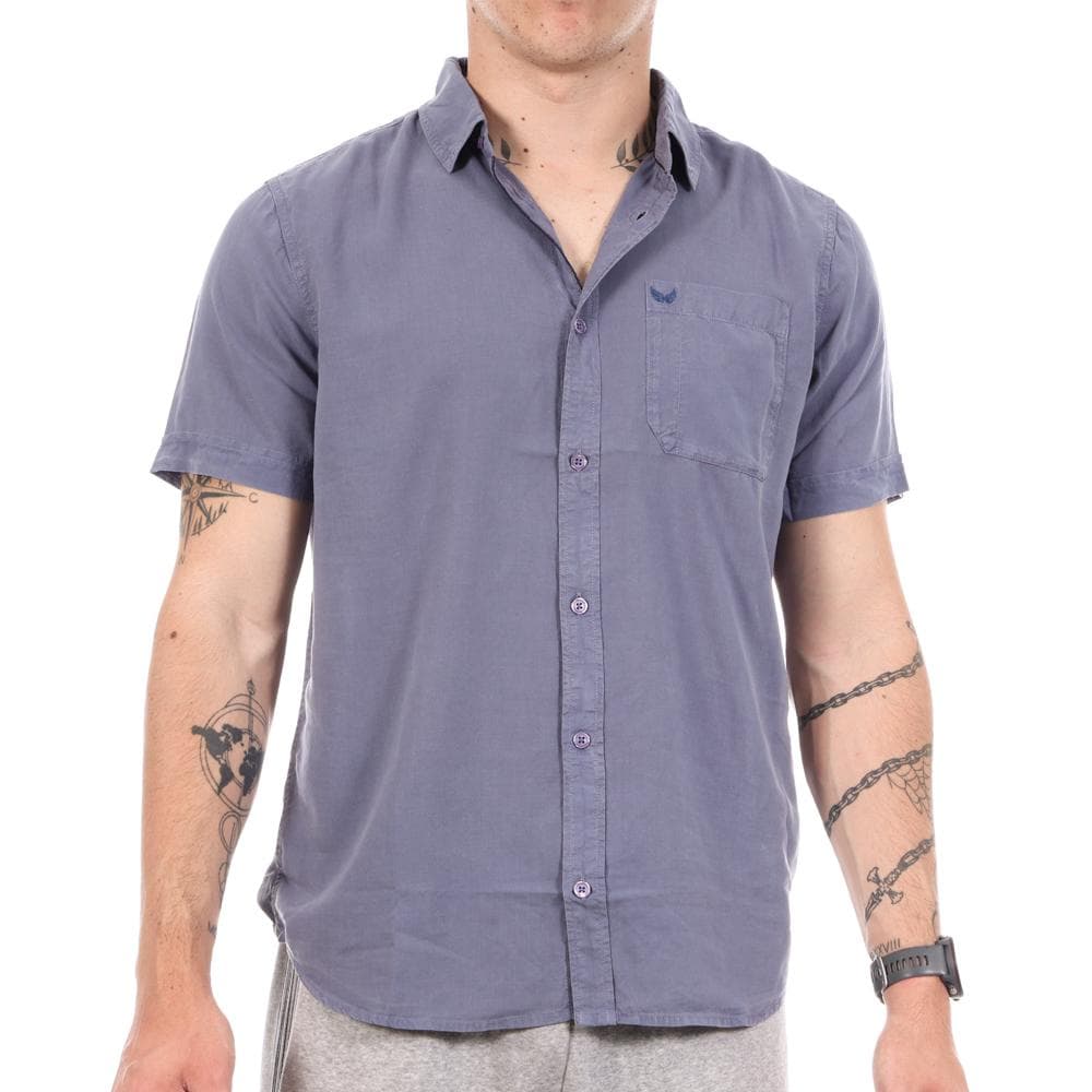Chemise Manches Courtes Bleu Homme Kaporal Baya 1