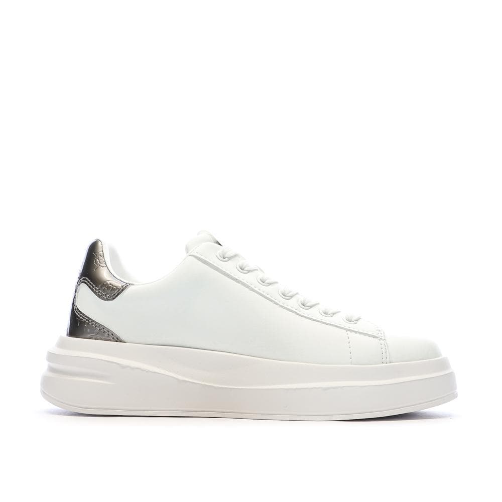 Baskets Blanches/Argent Femme Guess Elbina 2