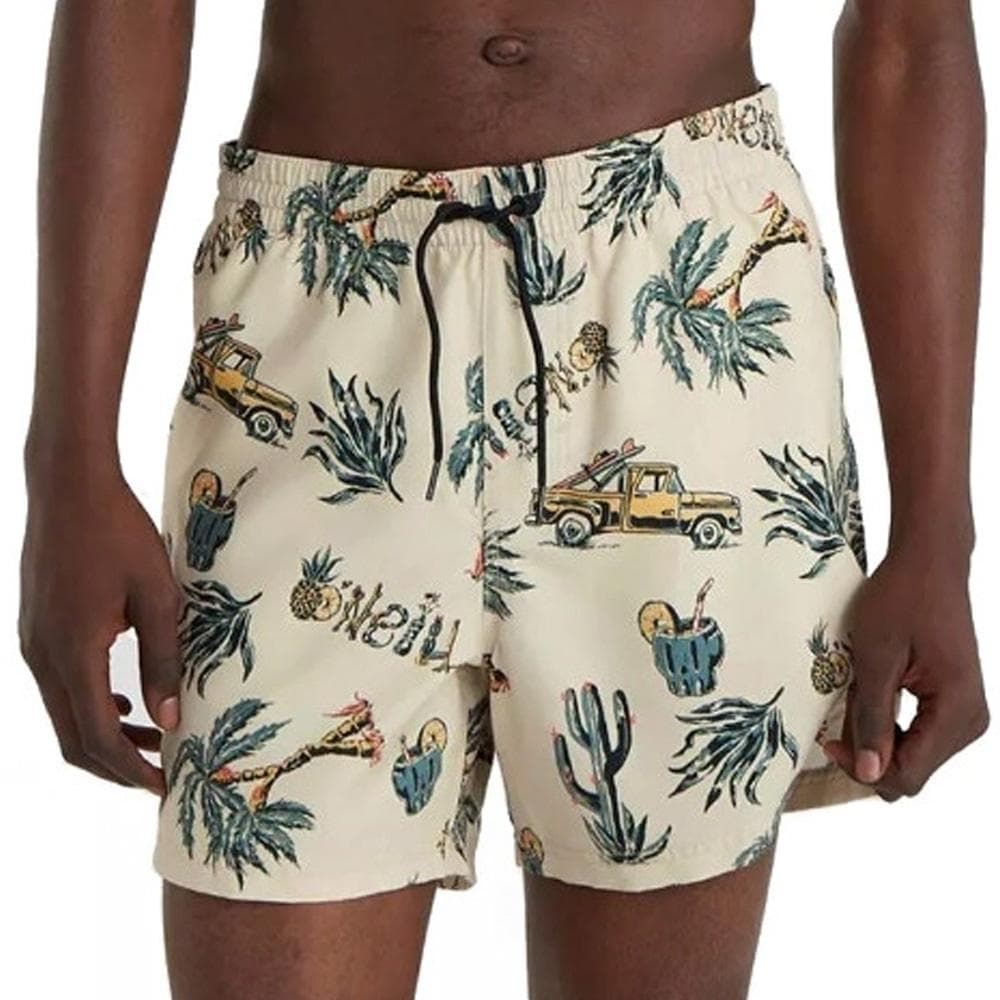 Maillot de bain Beige/Vert Homme O'Neill Cali 1