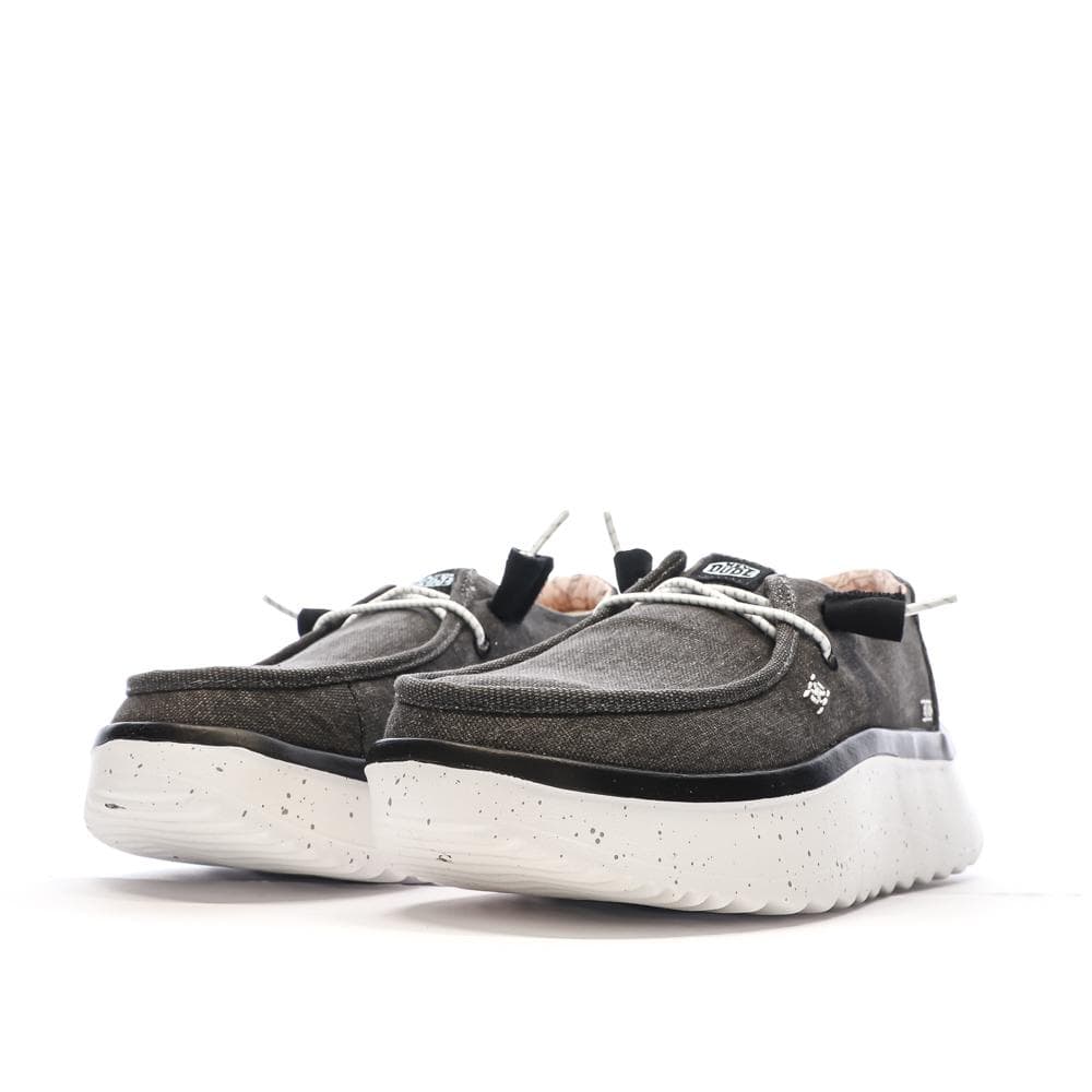 Chaussures Gris Moyen Femme Hey Dude Wally Sport Mesh 6