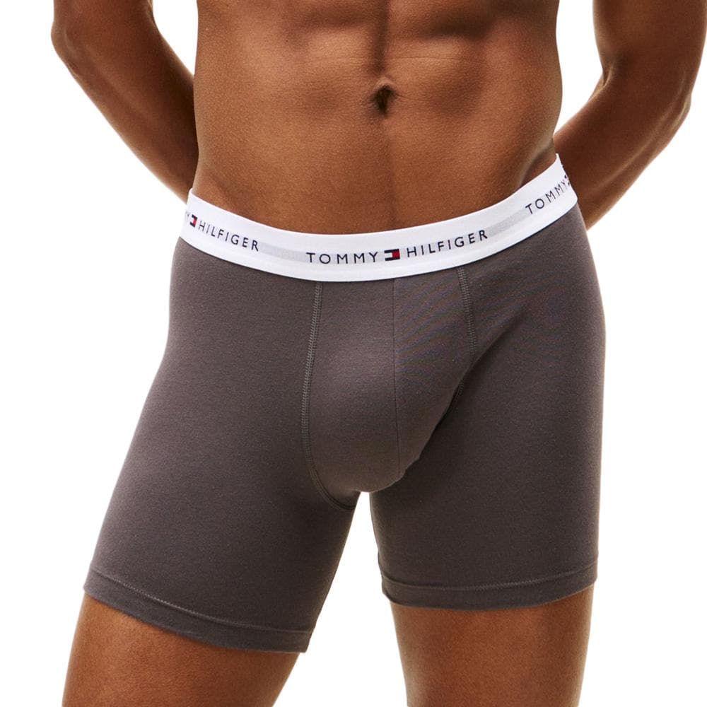 x3 Boxer Noir/Gris/Bleu Homme Tommy Hilfiger UM0UM02941 2