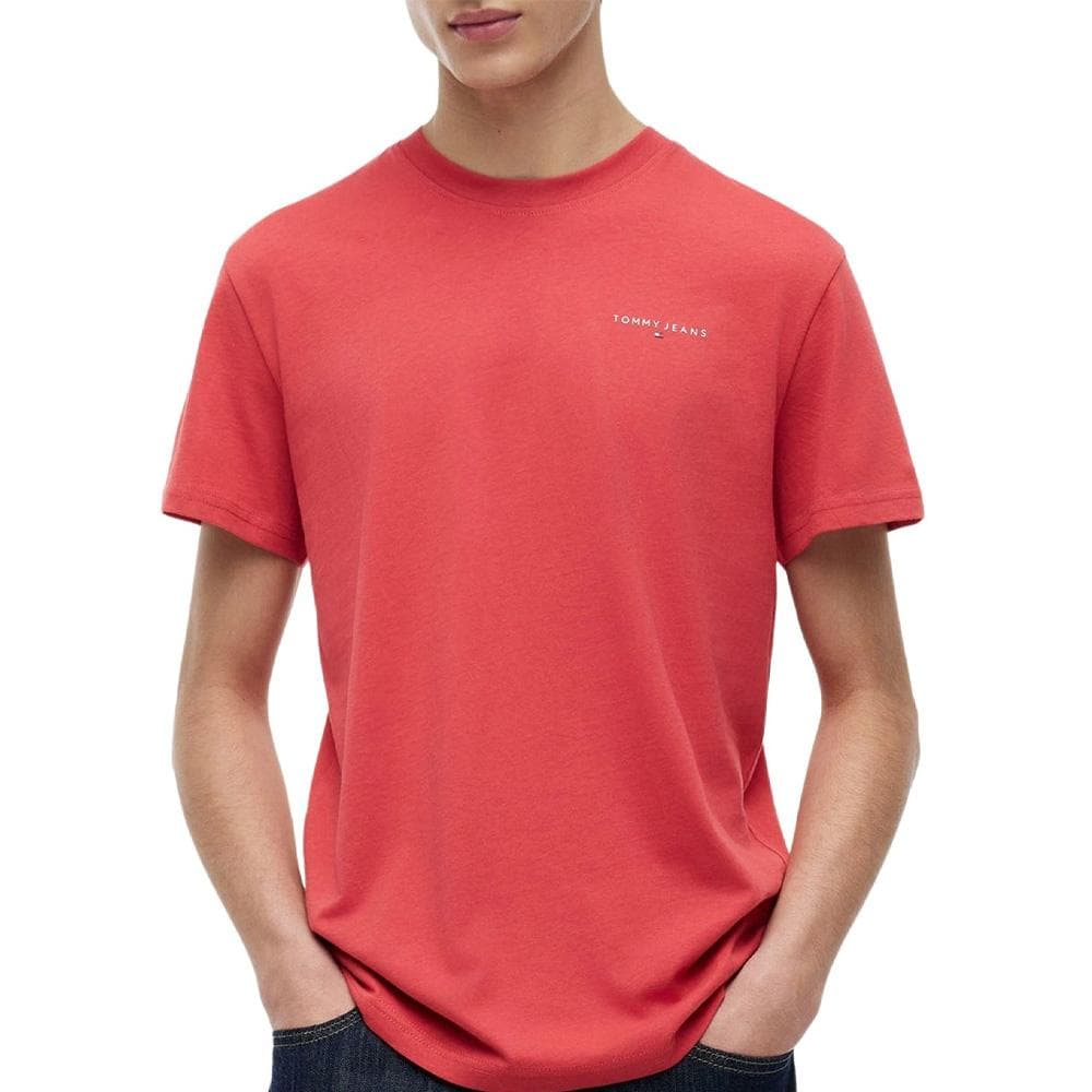 T-shirt Rose Homme Tommy Hilfiger Tjm Slim Linear 1