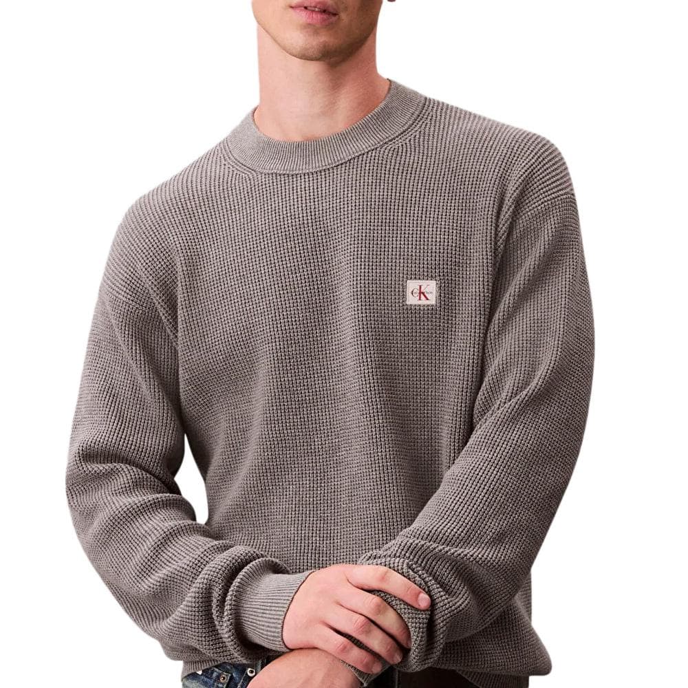 Sweat Gris Homme Calvin Klein 350terry Monog 1
