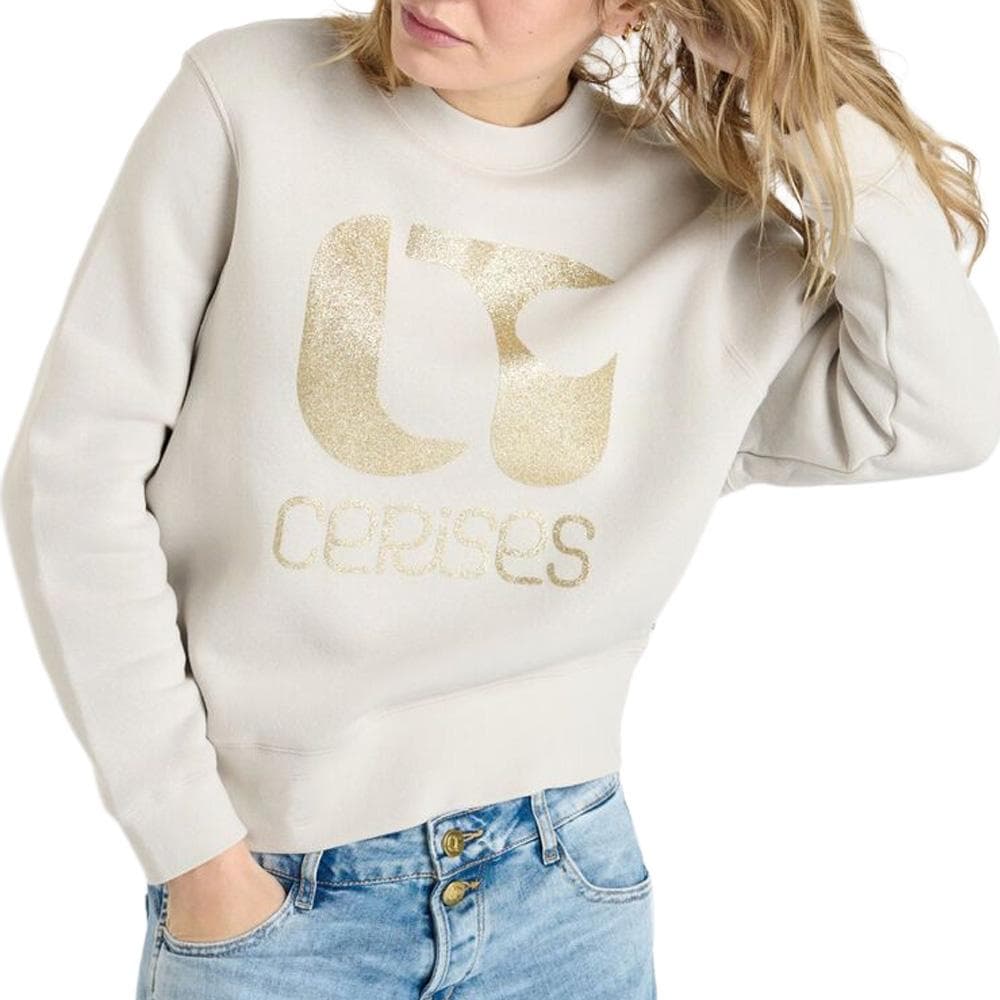 Sweat Beige Femme Le Temps Des Cerises Girl Paologi 1