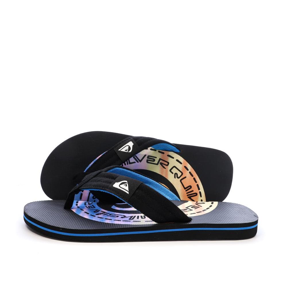 Tongs Noires/Bleu Homme Quiksilver Molokai 1
