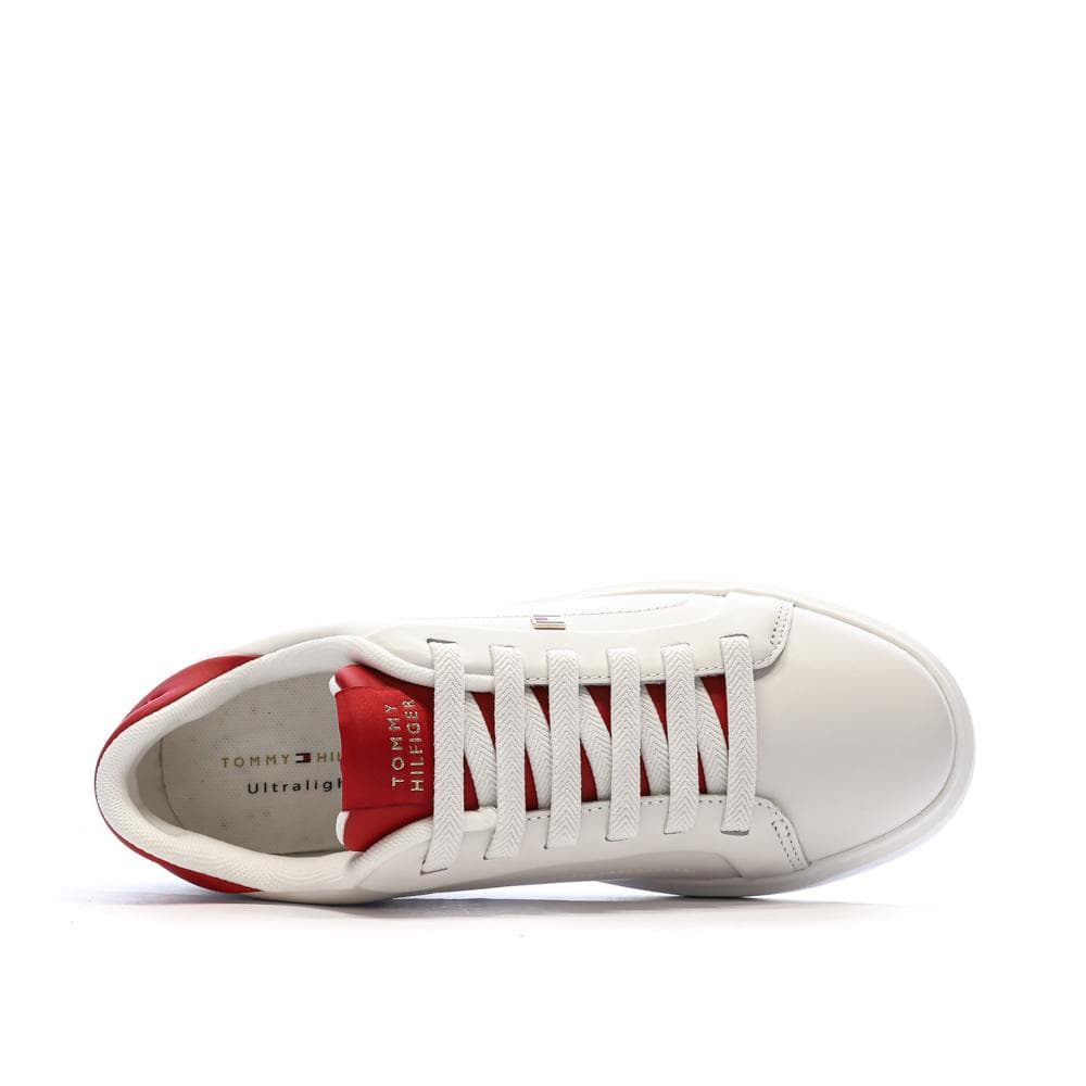 Baskets Blanches/Rouges Femme Tommy Hilfiger Icon 4