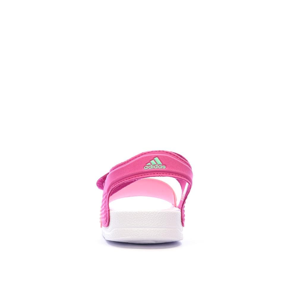 Sandales Roses/Blanches Fille Adidas Adilette K 7