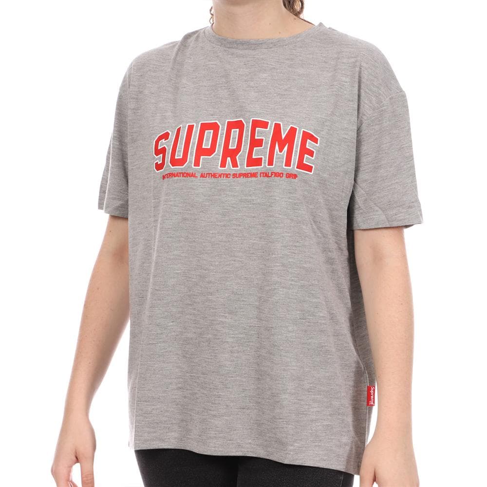 T-shirt Gris Femme Supreme Grip Flora 1
