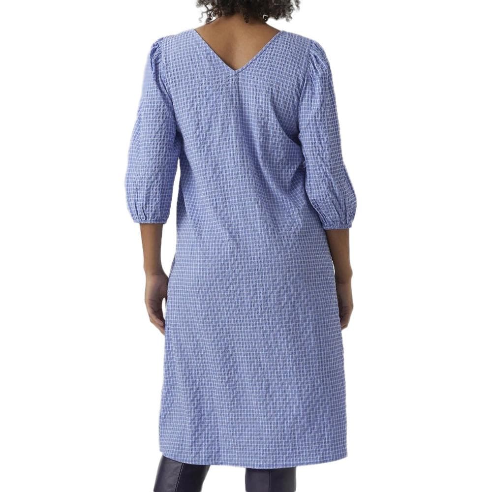 Robe Blanche/Bleu Femme Vero Moda MarternityCalf 2