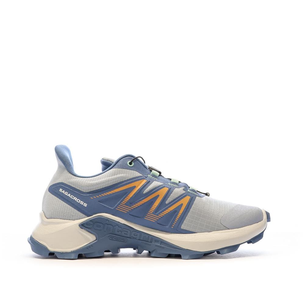 Chaussures de trail Bleu/Beige Femme Salomon Sagacross W 2