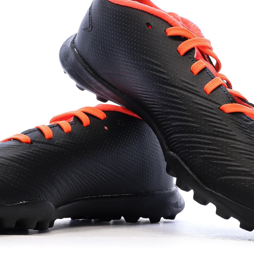 Chaussures de football Noires/Dorés Garçon Adidas Predator League 7