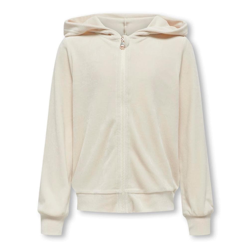 Sweat Zippée Beige Fille Kids ONLY Kogrebel 1