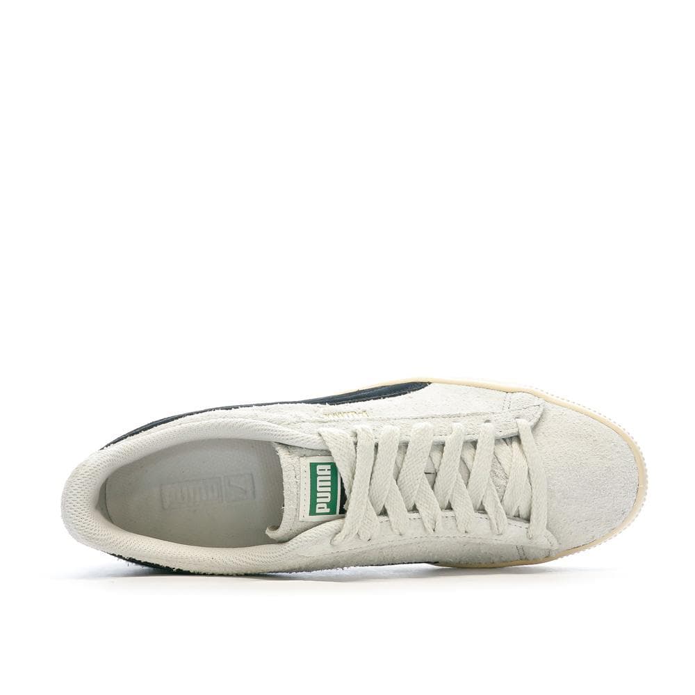 Baskets Blanches/Noires Homme Puma Clyde Teasel 4