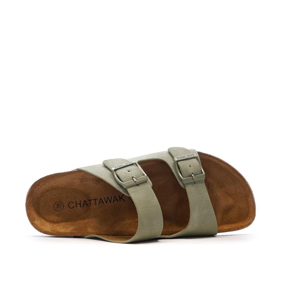 Sandales Kaki Femme Chattawak Orphée 4