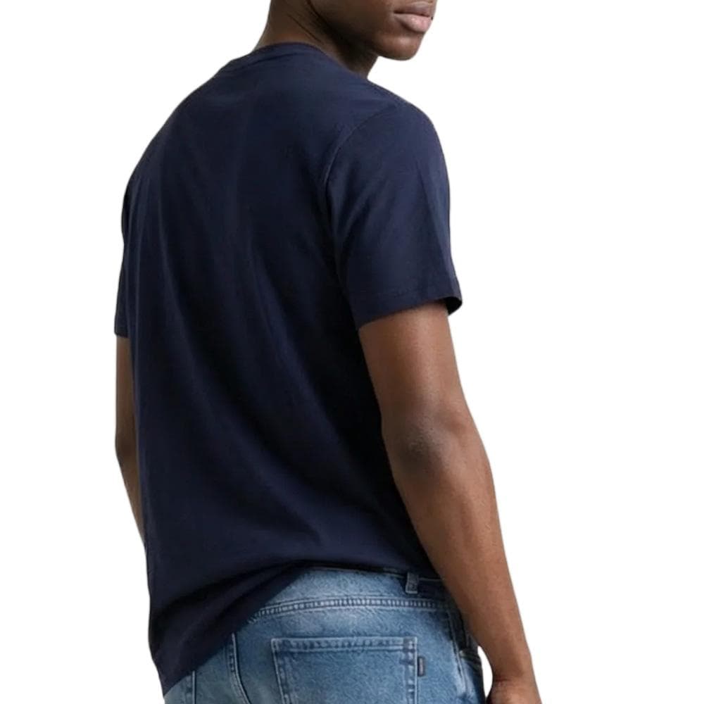 T-shirt Marine Pomme Homme Tommy Hilfiger Tjm Slim Linear 2