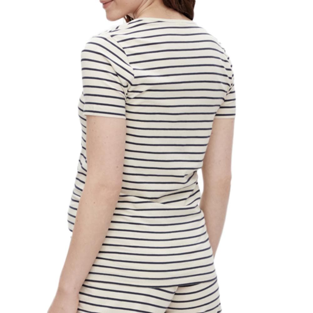 T-shirt de Grossesse Beige/Noir Femme Mamalicious Nadine 2