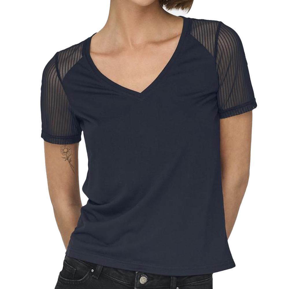 T-Shirt Marine Femme JDY Stinne 1