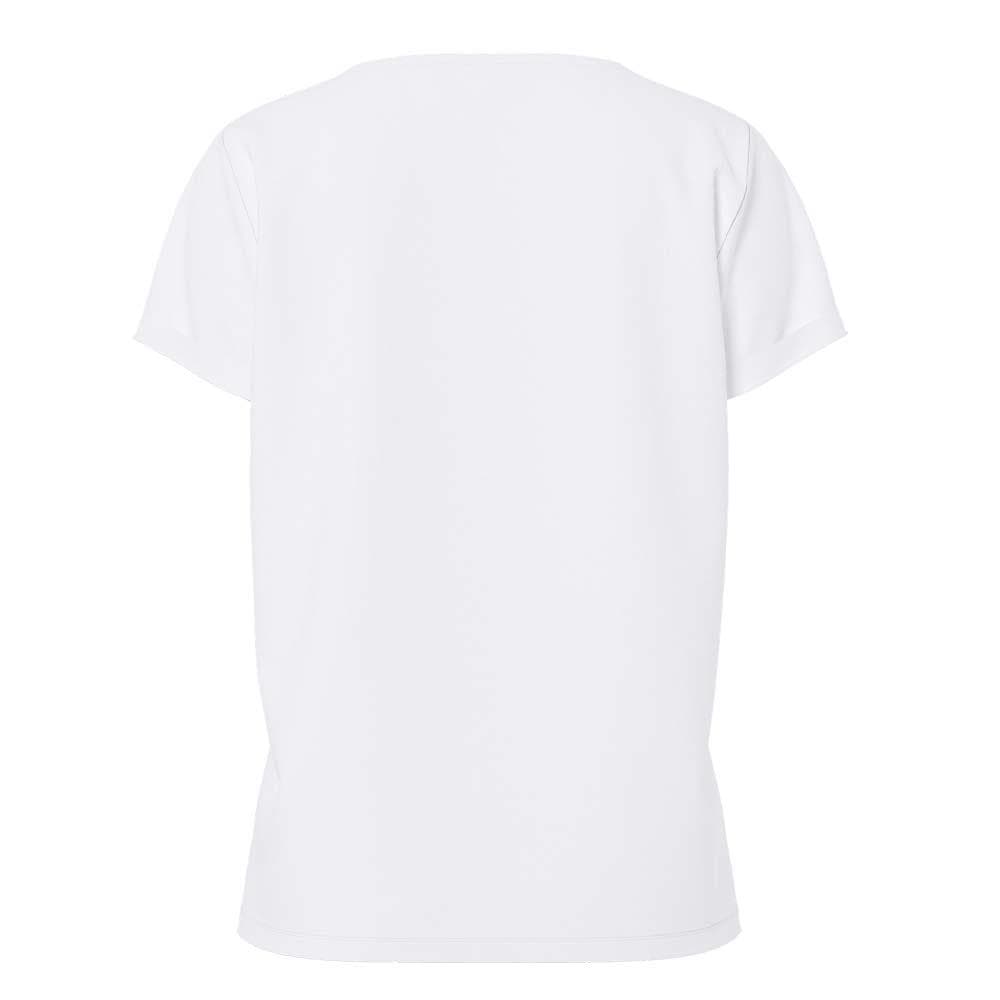 T-Shirt Blanc Coeur léopard Femme Pieces Pcoda 2