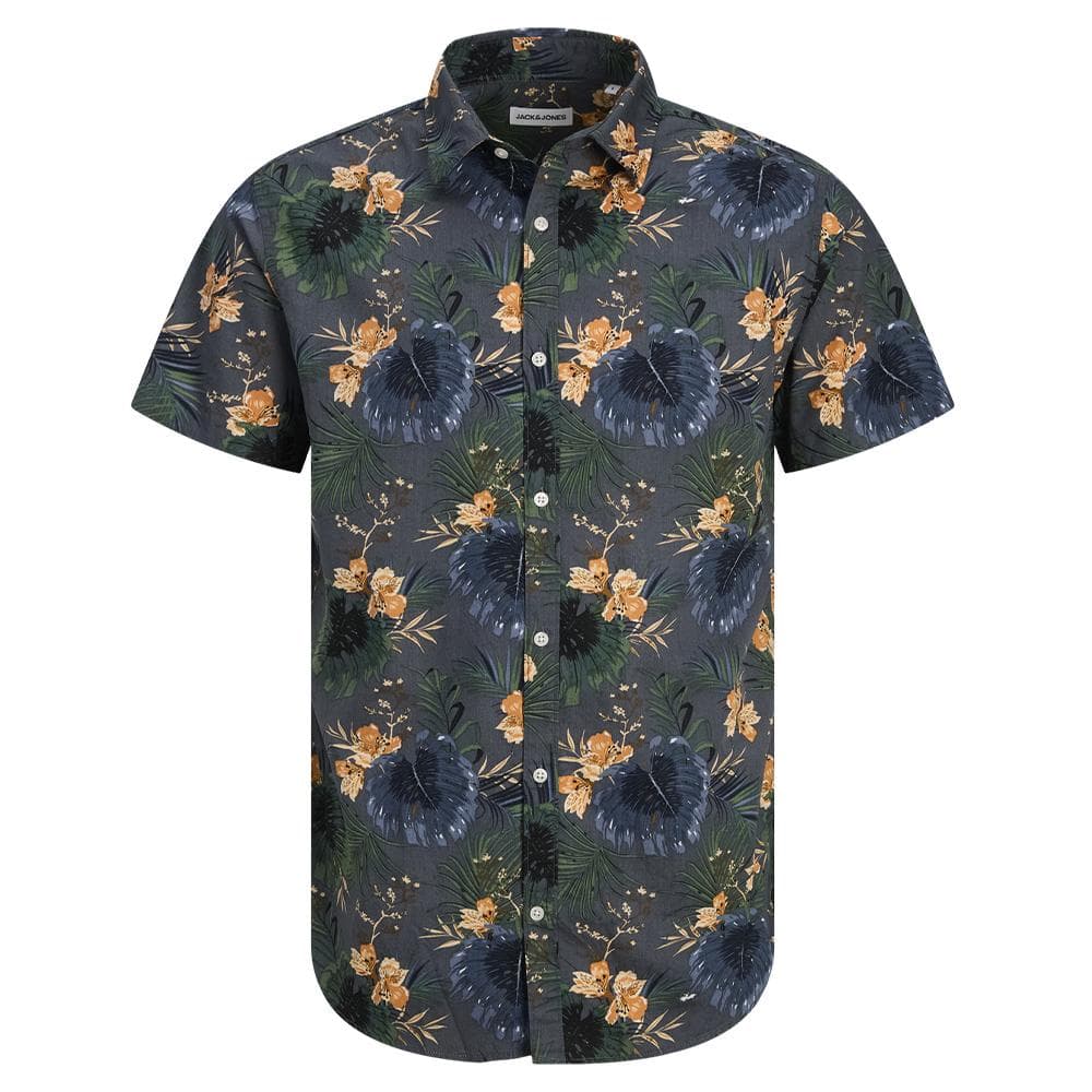 Chemise Bleu/Vert Homme Jack & Jones Hawaii 3