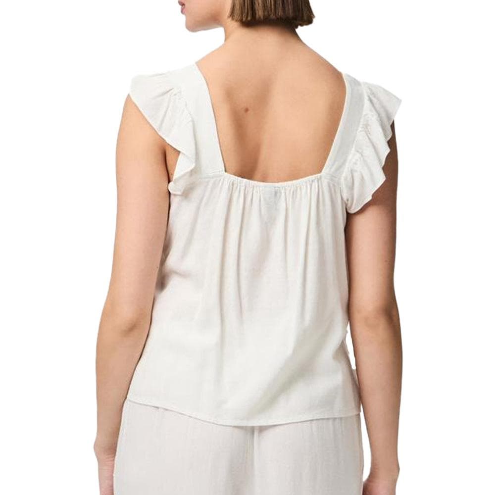 Débardeur Blanc Femme Pieces Pia 2