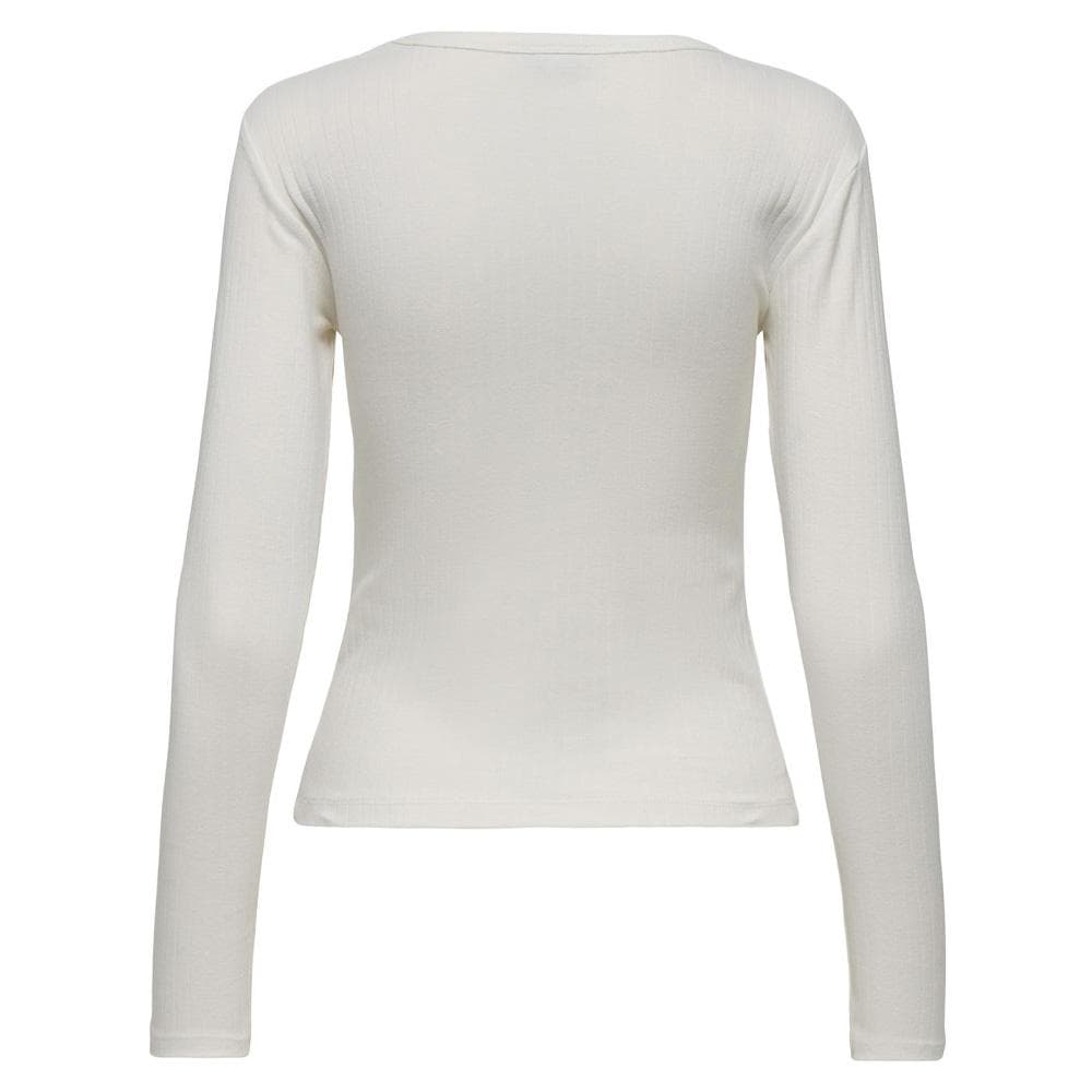 T-Shirt Manches Longues Blanc Femme JDY Vaya 2