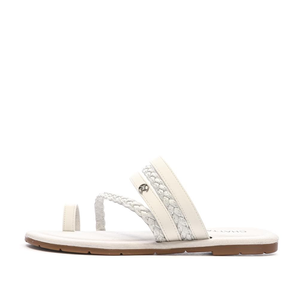 Sandales Blanc Femme Chattawak TIFA 1