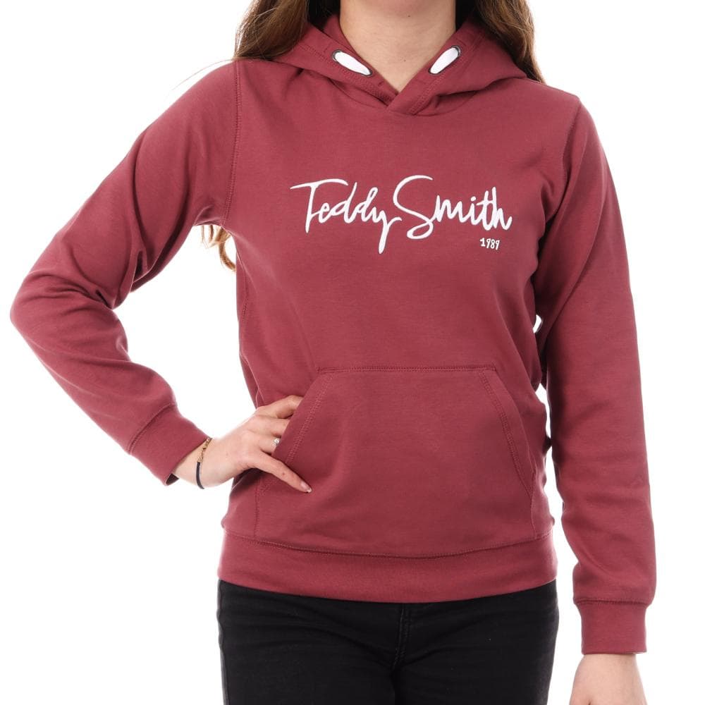 Sweat à Capuche Bordeaux Garçon Teddy Smith Evry 1