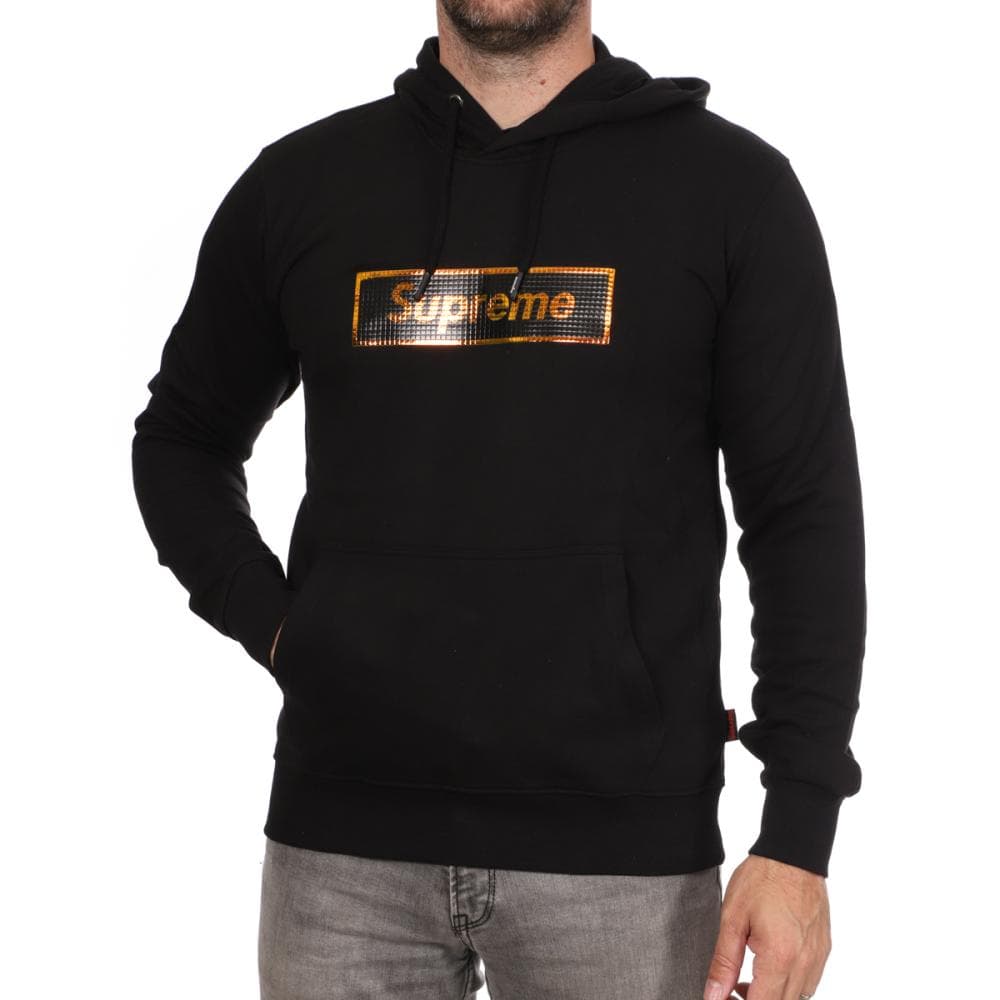 Sweat à capuche Noir Homme Supreme Grip Inga 1