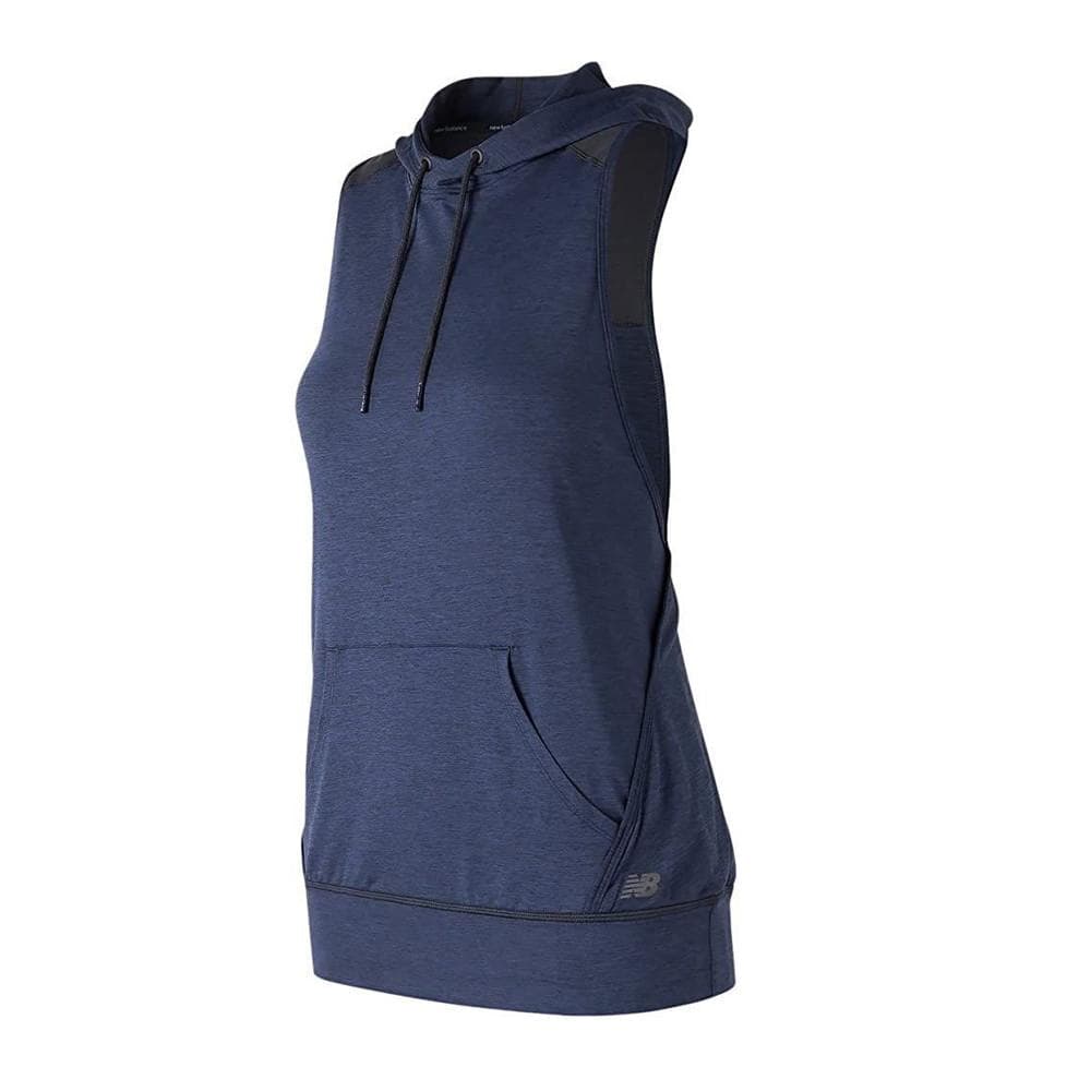 T-shirt à capuche Marine Femme New Balance WT71145 1