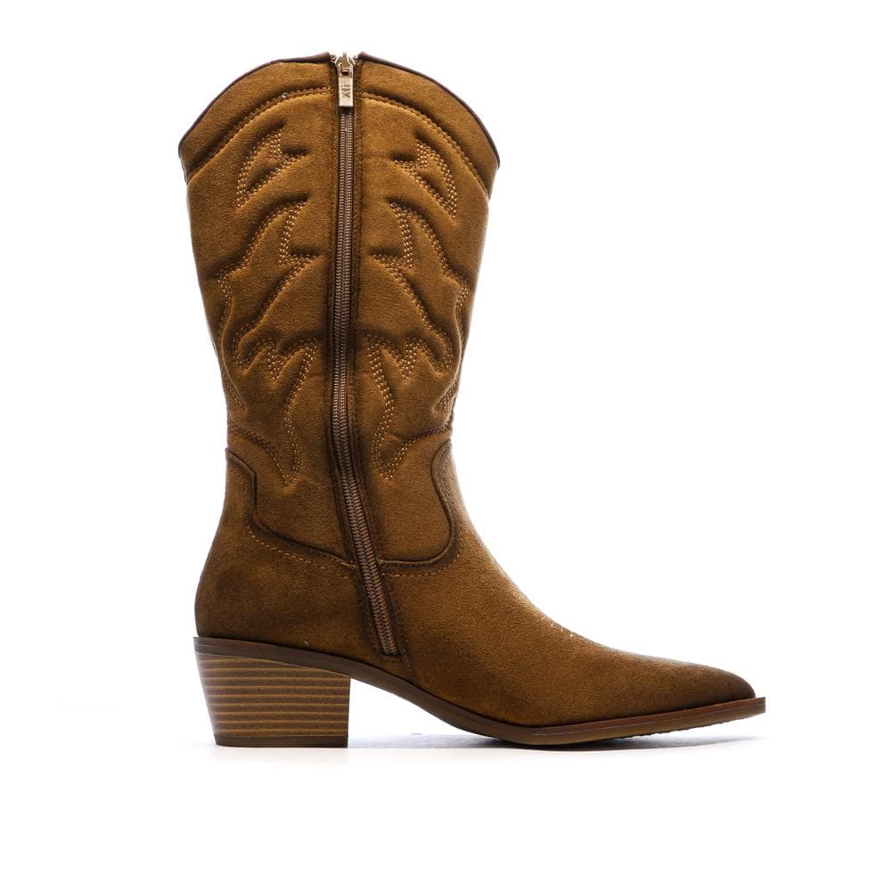 Santiags Hautes Camel Femme Xti 144308 2