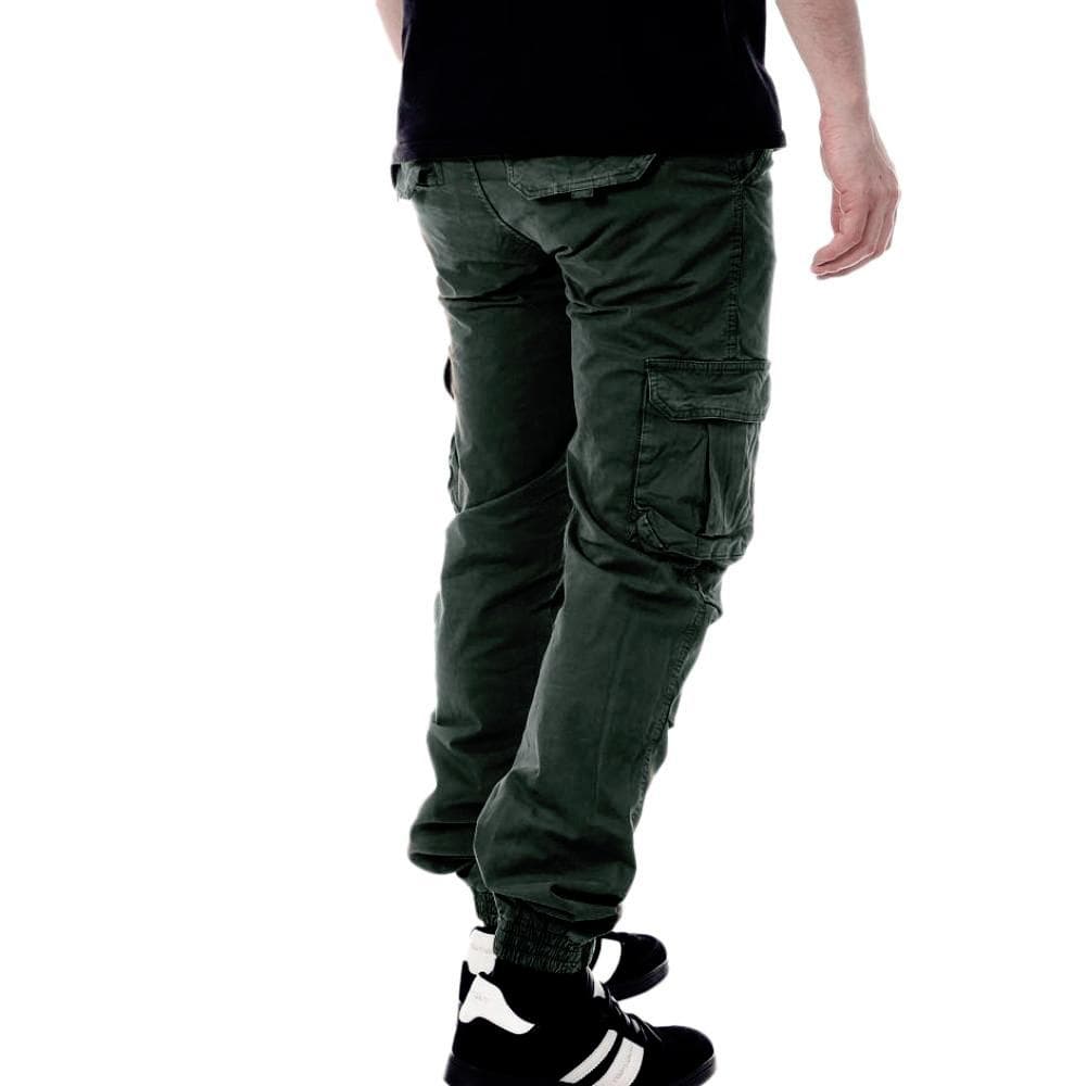Pantalon Cargo Vert Foncé Homme Paname Brothers Carlos 2