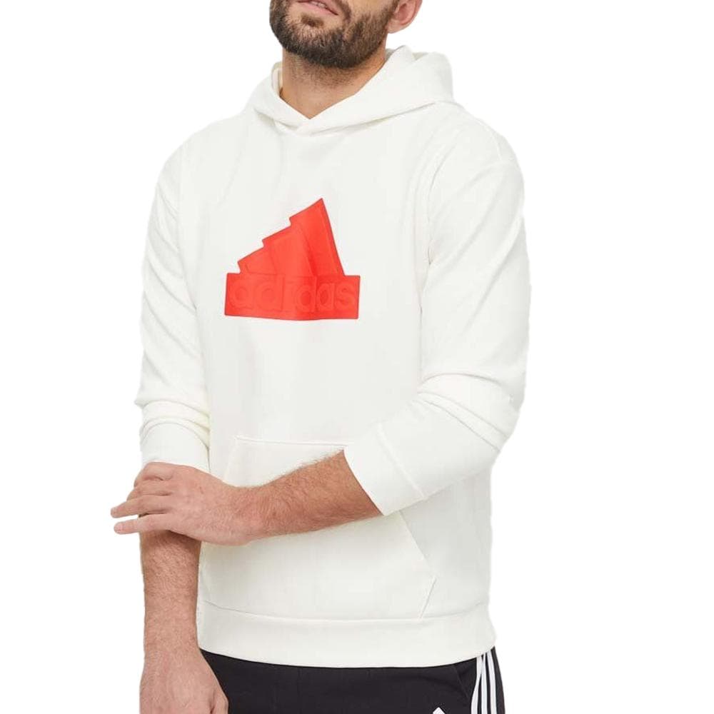 Sweat Blanc/Rouge Homme Adidas Bos 1