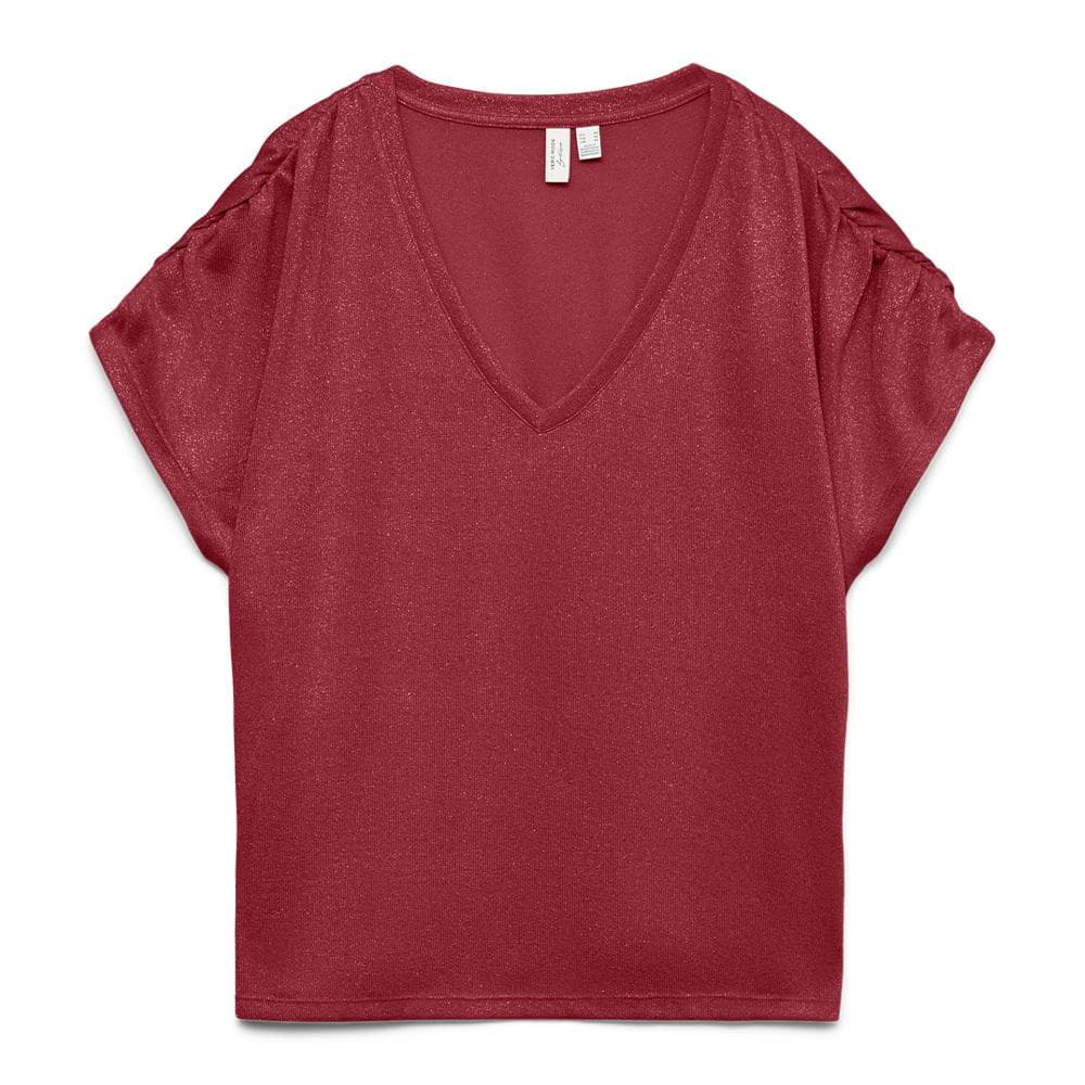 T-Shirt Rouge Femme Vero Moda Golda 1
