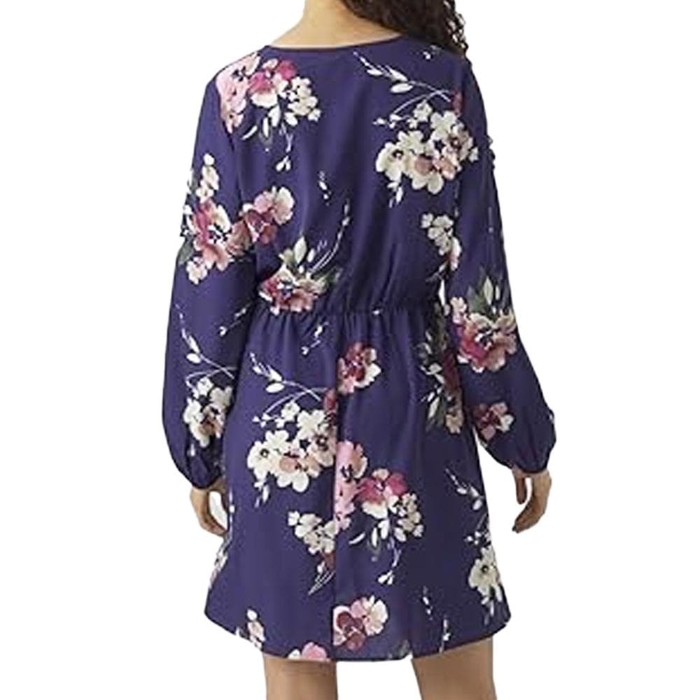 Robe Violette à Motifs Femme Vero Moda Hilah 2